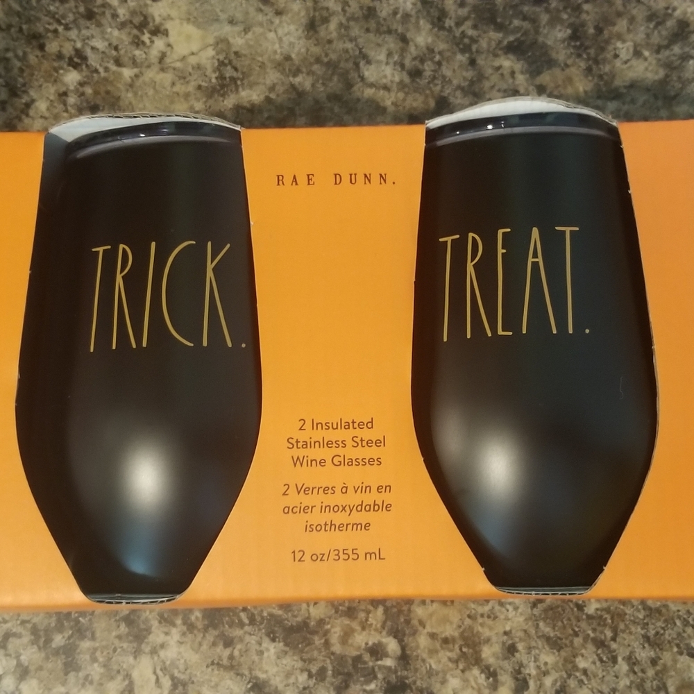Rae Dunn Trick and Treat Tumbler set
